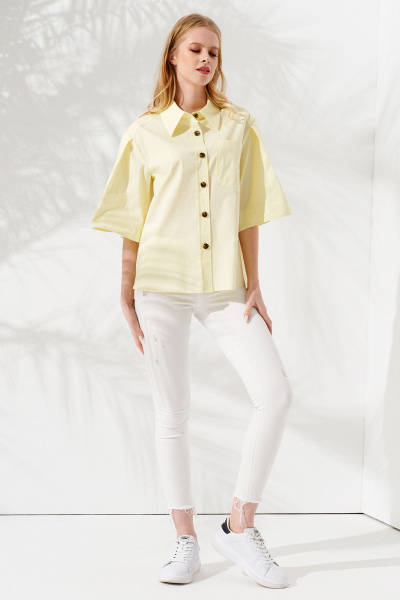 Блуза Панда 97840w желтый - фото 1