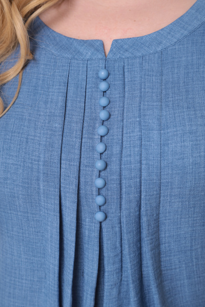 Платье Линия Л Б-1928 синий - фото 3
