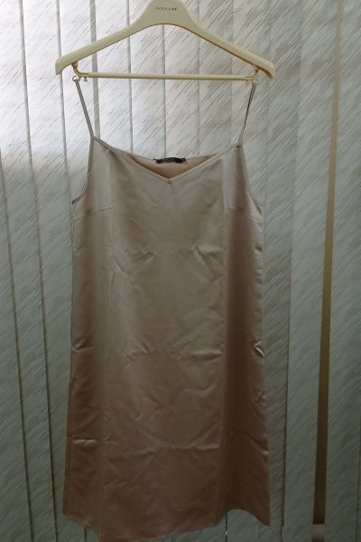 Платье Nova Line 50181 бежевый - фото 2