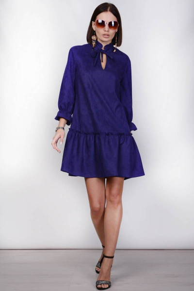 Платье PATRICIA by La Cafe NY15228 фиолетовый - фото 2