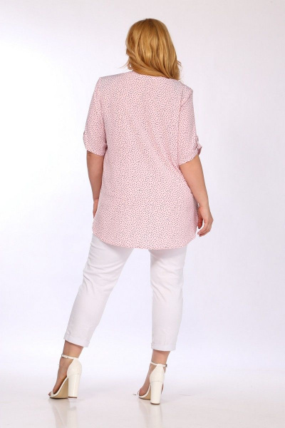 Блуза Mamma Moda М-40 розовый_горох - фото 4