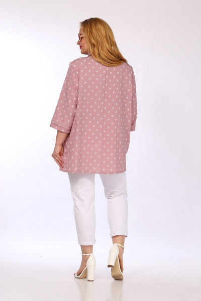Блуза Mamma Moda М-20 буквы_на_розовом - фото 5