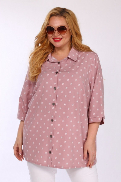 Блуза Mamma Moda М-20 буквы_на_розовом - фото 1