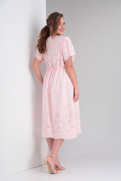 Платье TVIN 8149 розовый - фото 4