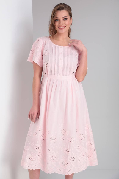 Платье TVIN 8149 розовый - фото 6