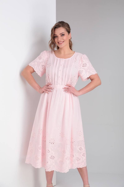 Платье TVIN 8149 розовый - фото 5