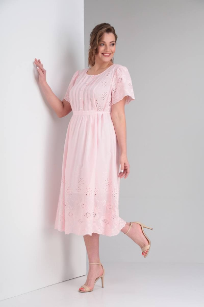 Платье TVIN 8149 розовый - фото 2