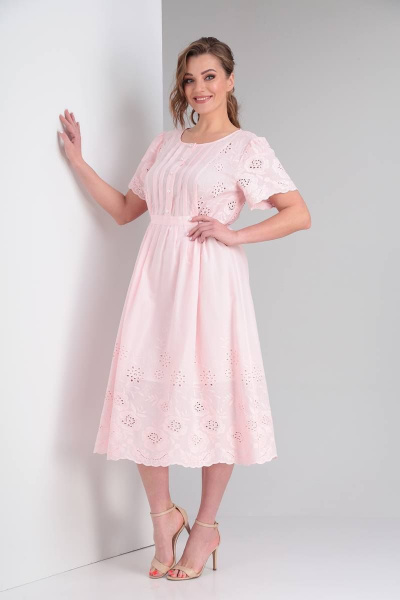 Платье TVIN 8149 розовый - фото 1