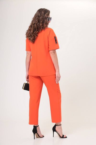 Блуза, брюки Taita plus 2212 оранж - фото 8