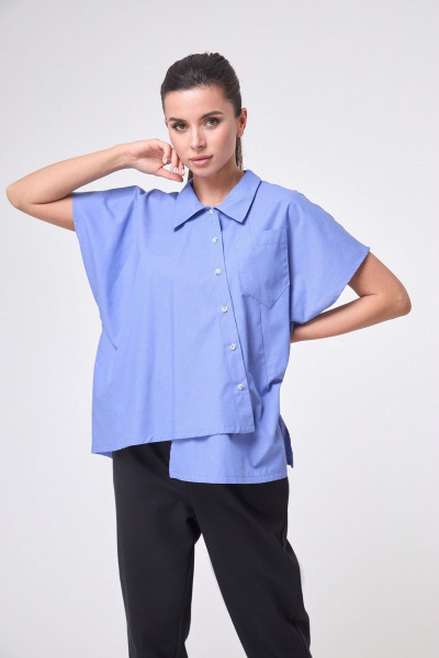 Рубашка Anelli 1227 синий - фото 2