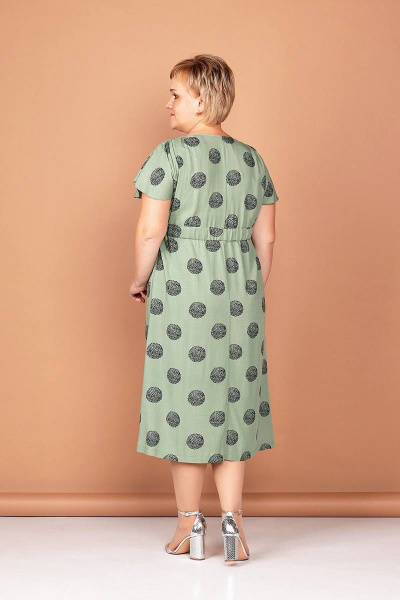 Платье Соджи 497 зеленый - фото 3