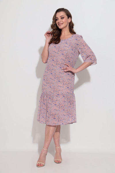 Платье Fortuna. Шан-Жан 669 розовый1 - фото 1