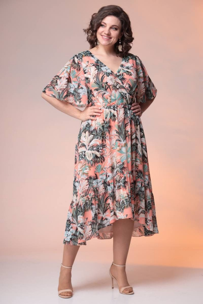 Платье Romanovich Style 1-2372 персиковые_тона - фото 1