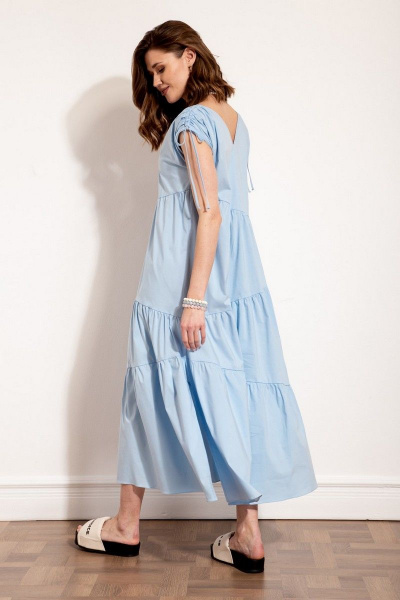 Платье Nova Line 50241 голубой - фото 3