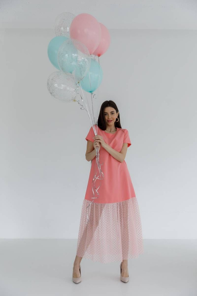 Платье Ivera 1036 розовый - фото 6
