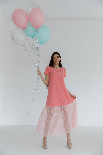Платье Ivera 1036 розовый - фото 5