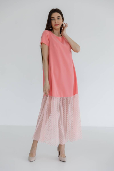 Платье Ivera 1036 розовый - фото 1