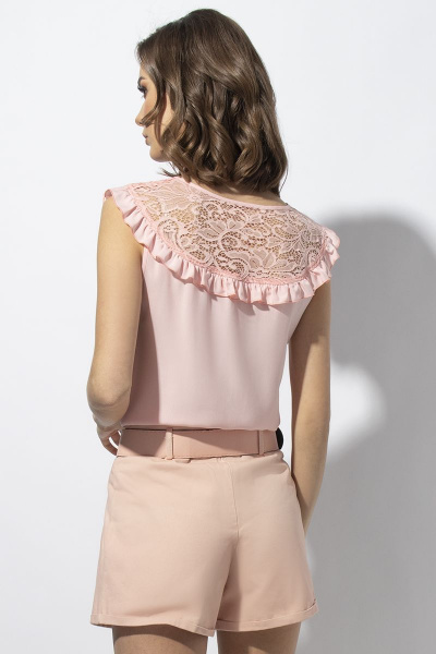 Блуза VIZAVI 667 розовый - фото 5