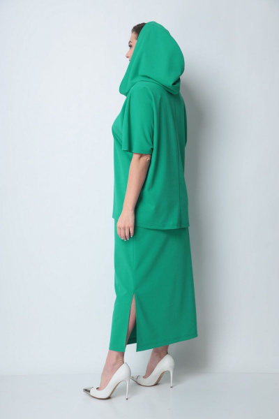 Джемпер, юбка Michel chic 1248 зеленый - фото 4