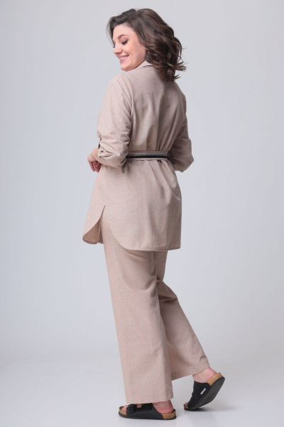 Блуза, брюки ANASTASIA MAK 1023 бежевый - фото 2
