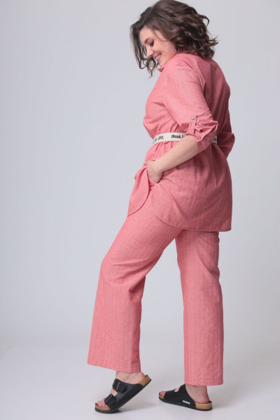 Блуза, брюки ANASTASIA MAK 1023 красный - фото 4