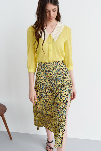 Блуза Colors of PAPAYA 1550-А лимон - фото 4