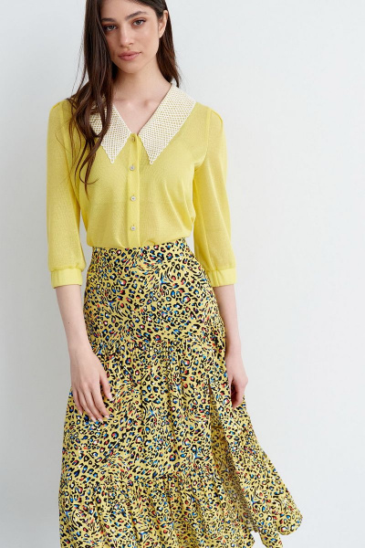Блуза Colors of PAPAYA 1550-А лимон - фото 1