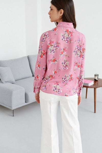 Блуза Colors of PAPAYA 1602 розовый - фото 3