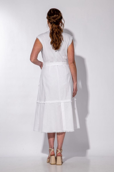 Платье Andrea Fashion 2238 белый - фото 3