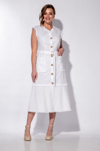 Платье Andrea Fashion 2238 белый - фото 1