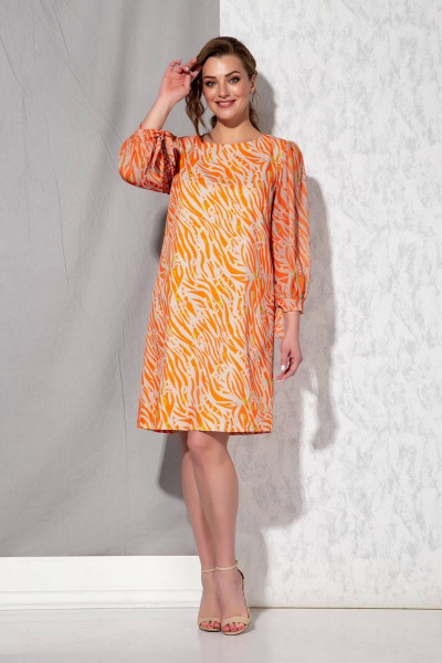 Платье Beautiful&Free 2105 оранжевый - фото 1