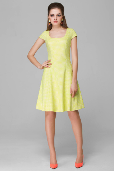 Платье Гота 3.0370 лимон - фото 1