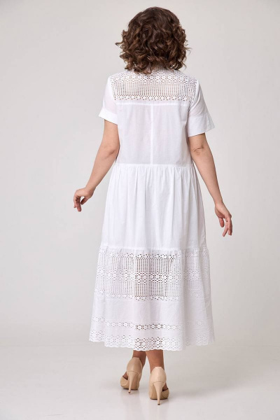 Платье Ollsy 1605 белый - фото 3