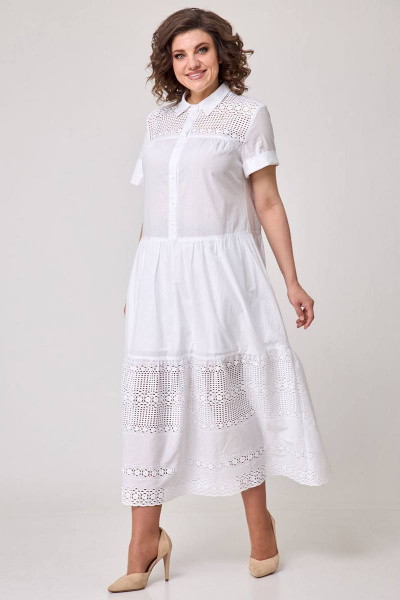 Платье Ollsy 1605 белый - фото 2