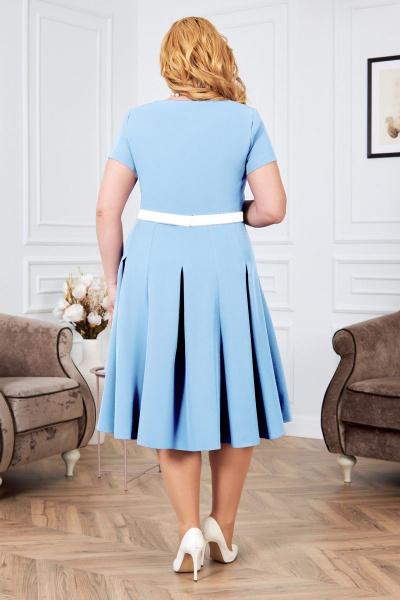 Жакет, платье Ninele 1178 голубой - фото 4