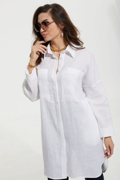 Блуза MALI 622-031 белый - фото 3