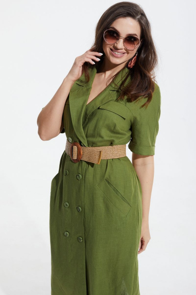 Платье MALI 422-024 зеленый - фото 7