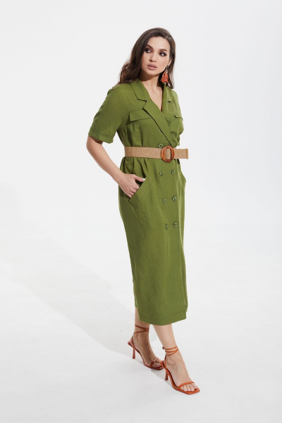 Платье MALI 422-024 зеленый - фото 5