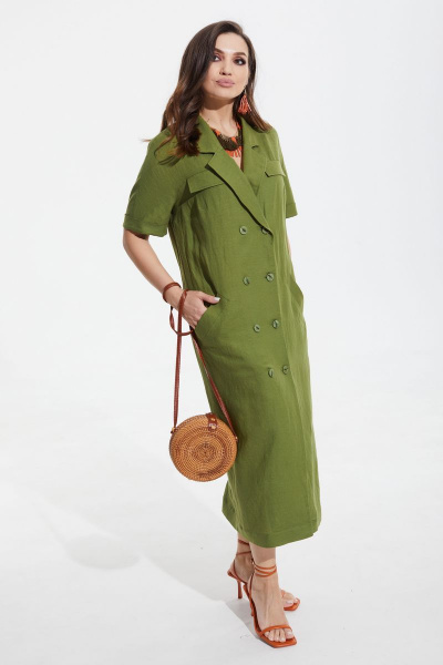 Платье MALI 422-024 зеленый - фото 4