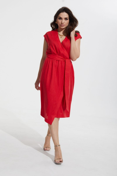 Платье MALI 422-034 красный - фото 3