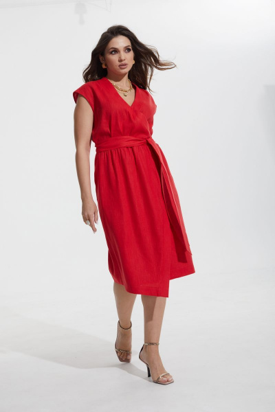 Платье MALI 422-034 красный - фото 2