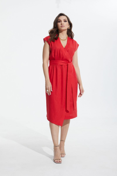 Платье MALI 422-034 красный - фото 1