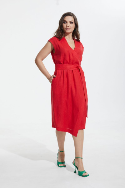 Платье MALI 422-034 красный - фото 4