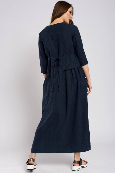Платье Ружана 367-2 темно-синий - фото 5