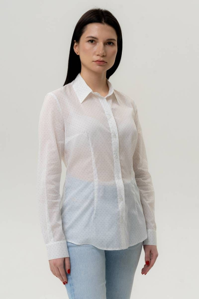 Блуза VLADOR 500610-6 белый - фото 1