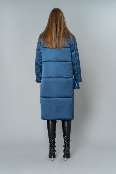 Пальто Elema 5F-10527-1-170 синий - фото 3