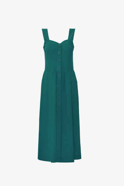 Платье Elema 5К-10006-1-164 зелёный - фото 1