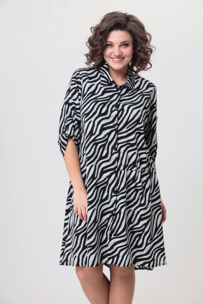 Платье Danaida 2105-3 зебра - фото 4