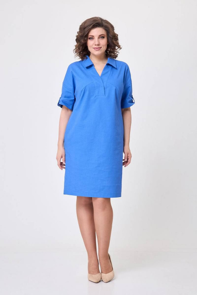 Платье Ollsy 1601 голубой - фото 4