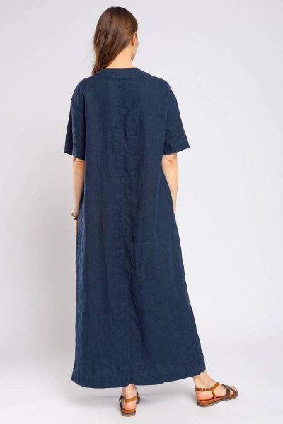 Платье Ружана 484-2 темно-синий - фото 2